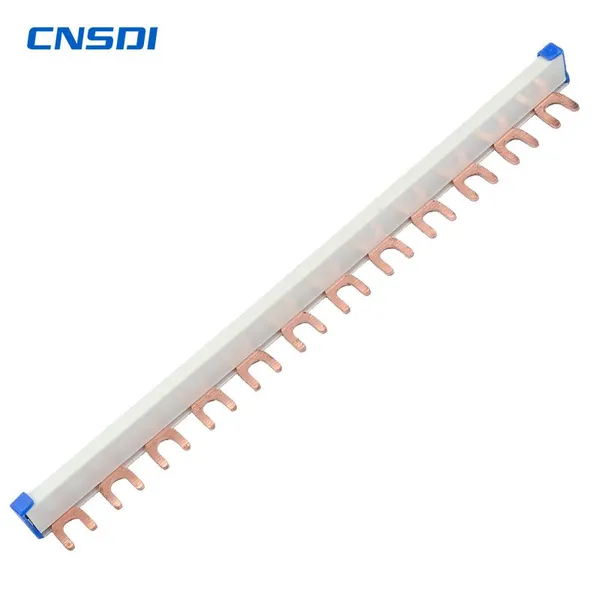 CNSDI Fork Type 63A Copper Comb Busbar With 12 Modules for Circuit Breaker photo-5