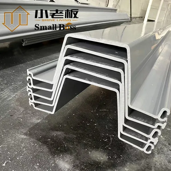 Durable Seawalls U Type Vinyl Sheet Piling for Marine Bulkheads photo-2