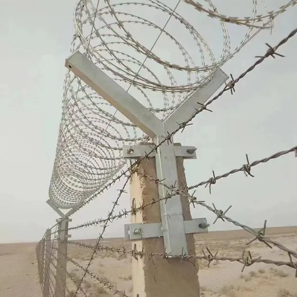 Stainless Steel Razor Barbed Wire Mesh Roll Double Coil Concertina Wire for Boundary Fencing photo-2