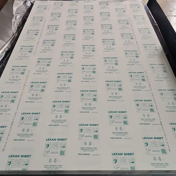 In Stock LEXAN MARGARD MRSE Double-sided Hardened Coating PC Board Optical Grade UV-resistant POLYVANTIS