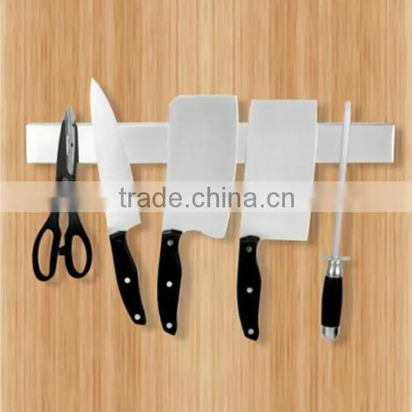 Stainless Steel Wall Mounted Magnetic Kitchen Knife Tool Rack Strip 14''/ 16''/ 18'' Standard Size Magnetic Knife Holder photo-4