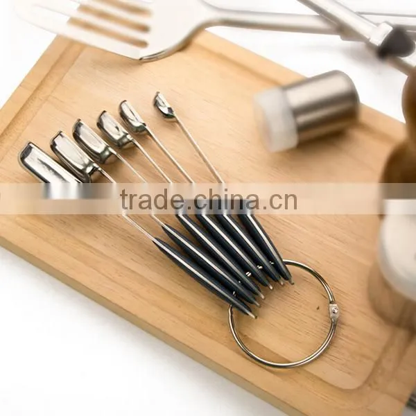 Set of 6 Non Slip Handles Stainless Steel Measuring Spoon Set Quality Choice photo-4