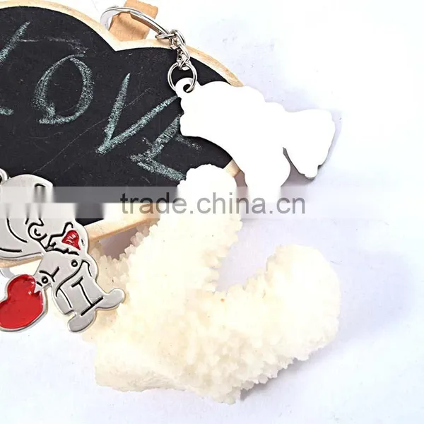 Personalized Couple Keychain Boy and Girl Kiss Cheap Metal Keychains Quality Choice photo-3