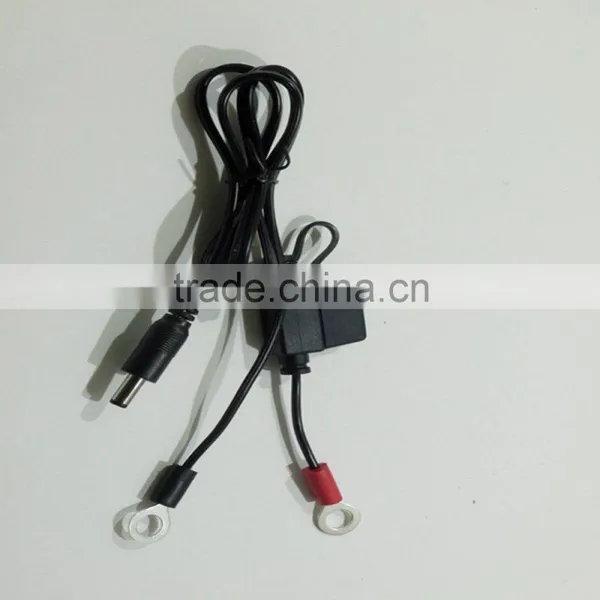 UL SPT-1 18AWG Cable With DC 5521plug , Molding 3A Fuse and 8.5mm Ring Termional Cable Set photo-4