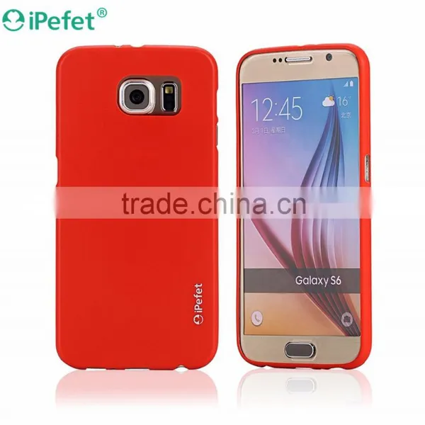 Durable Soft Flexible Matte TPU Back Cover Case For Samsung Galaxy S6