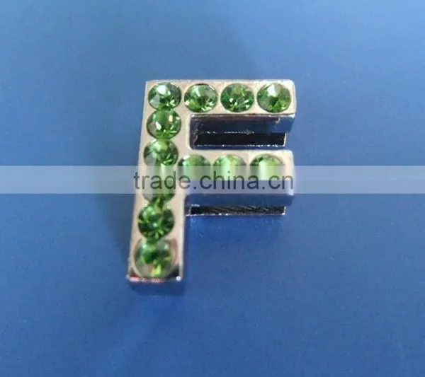 18mm Slide Letters With Red Rhinestones photo-6