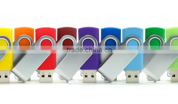 Logo Printed Metal Twister USB Drive 64gb With Gift Box photo-4