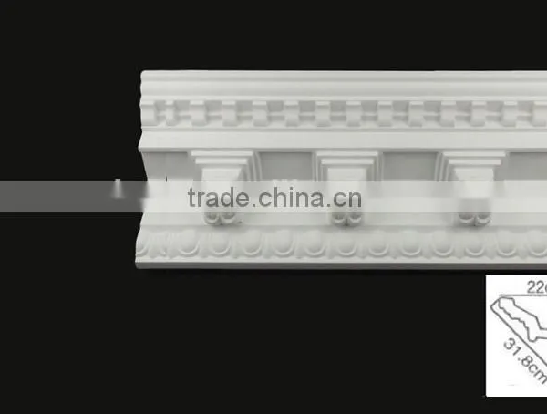 Easy Installation Crowns Pu Ceiling Cornice Mouldings photo-3