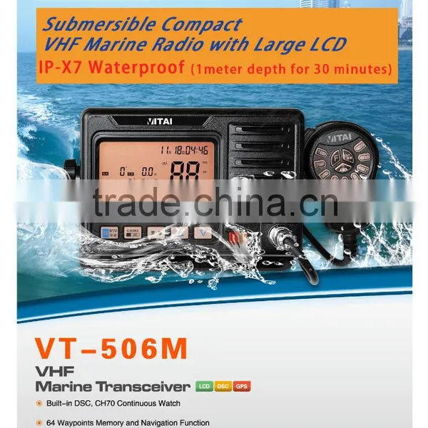 VITAI VT-506M GPS Function VHF156-163MHz IP-X7 Marine Two Way Radio Transmitter photo-2