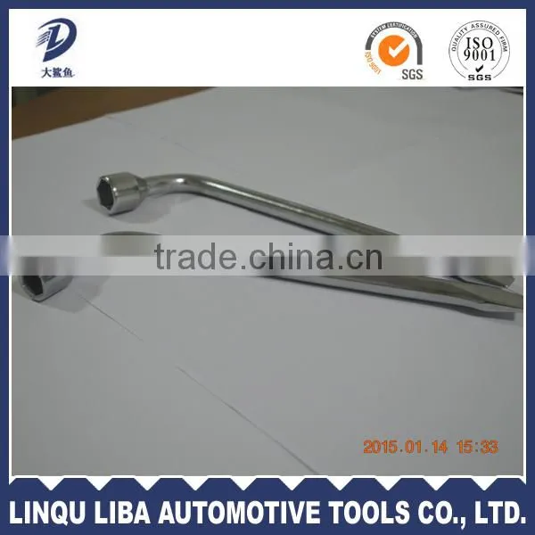 350mm Fully Polished L Shape Hand Socket Spanner/wrench photo-2