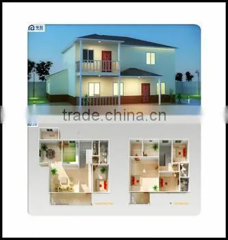 New Technology Exclusive Supply Green House Light Steel Structure Concrete House Strong House Supplier's Choice