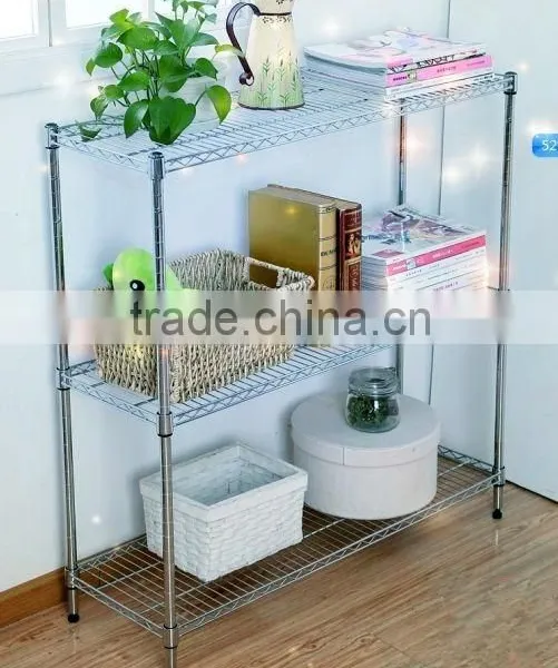 Wire Shelving Type and Single-sided Feature Corrosion Protection Storage Metallic Wire Mesh Shelving photo-6