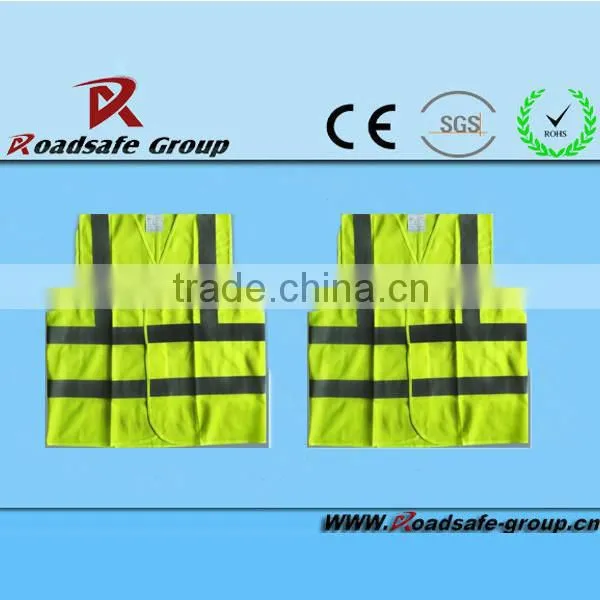 High Visibility Yellow Warning Vest photo-2