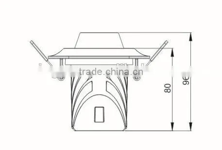 Square Shape Modern Led Ceiling Spot Light 10W/12W/15W photo-5