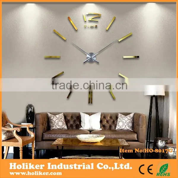 Fashion Design Large DIY Hand Made Wall Clocks for Home Decor photo-3