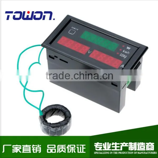 D69 Multi-functional LED Display Panel Meter Voltmeter Ammeter With Active and Electric Energy and Power Factor 80-300V 0-100A photo-5