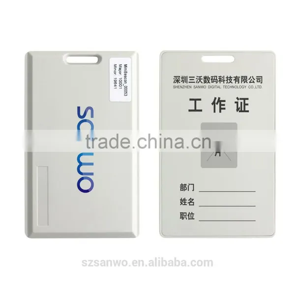 Card Beacon With IBeacon & Eddystone Tech Bluetooth4.0 Module