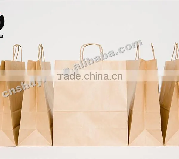Flat Handle Kraft Paper Bag photo-3