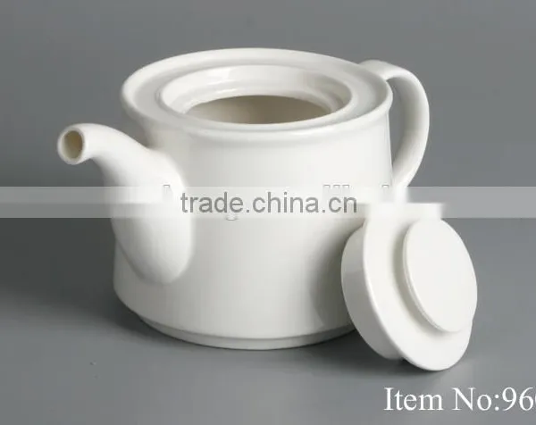 Restaurant Plain Fine China Ceramic Teapot photo-6