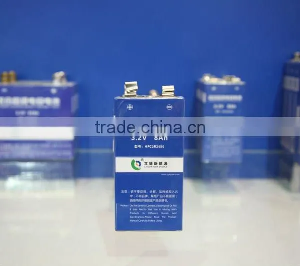 E-bike Li-ion Battery 3.2v 8ah Li-ion Battery Cell