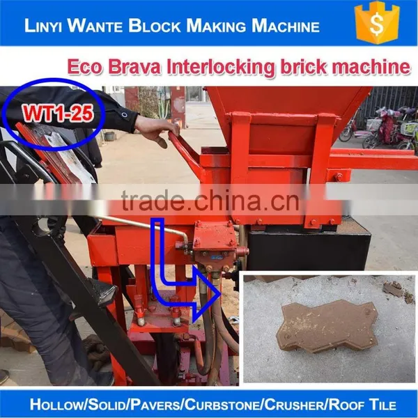 WT1-25 Manual Interlock Block Making Machine Price photo-4