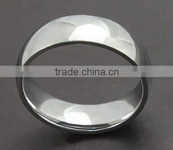Cheap High Quality Stainless Steel Mirror Polished Mens Ring Stainless Steel Comfort Fit Wedding Bands Ring photo-3