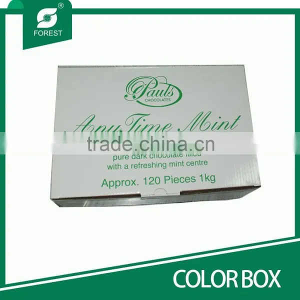 FOOD GRADE DIE CUT COLOR PAPER BOXES CHOCOLATES PACKAGING CARTONS WITH CUSTOM PRINTED photo-2