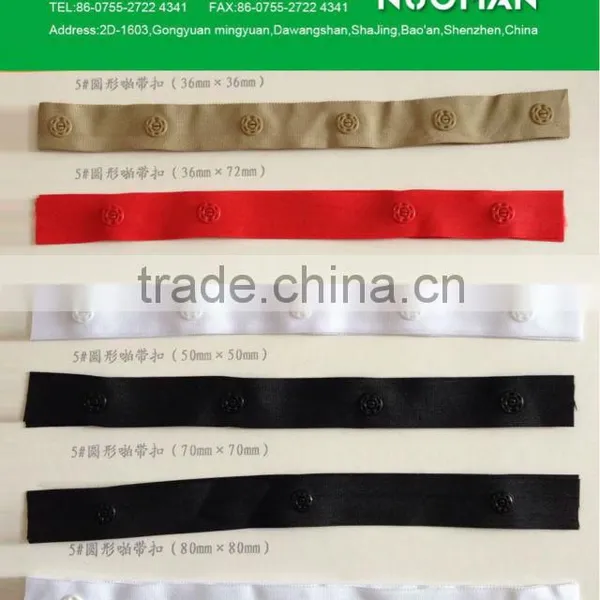 18x25x25mm Plastic Snap Button Tape for Clothing photo-4