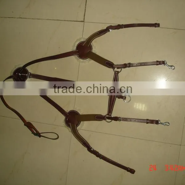 Leather English 5 Point Martingle