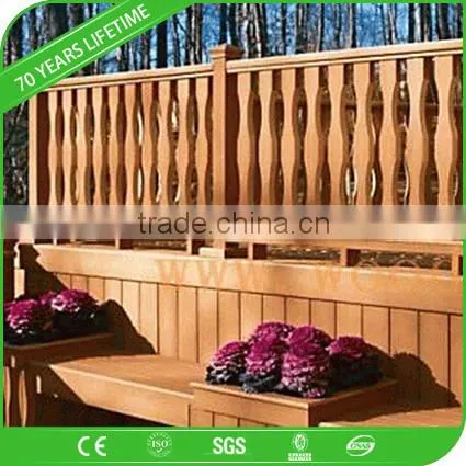 WPC PVC Fence Wood Plastic Composite Fence photo-4