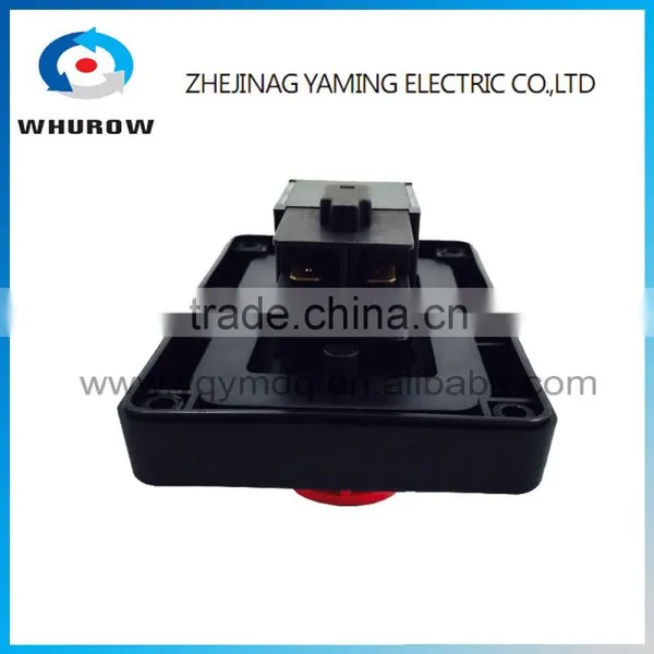 Ignition Momentary Press Push Button Switch YCZ4-B Emergency Stop 4 Pin IP55 Protective Cover On Off Red Sign Can be Separated photo-3