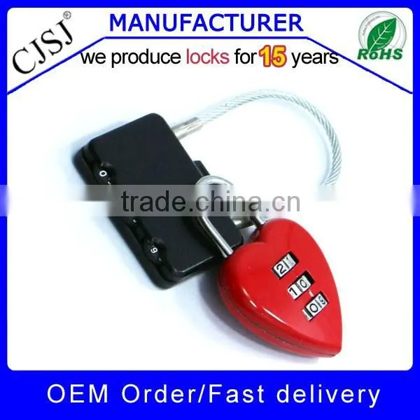 High Security Colorful Digital Combination Cable Lock photo-3