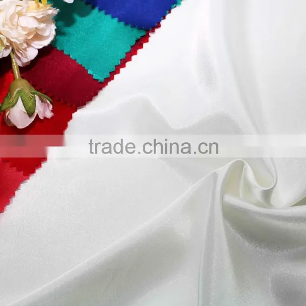 Polyester Spandex Satin Fabric Bridal Statin Fabric Stretch Satin Fabric