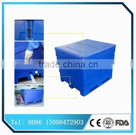 1000L Chilly Plastic Seafood Ice Chest, Seafood Processing Insulated Container photo-5