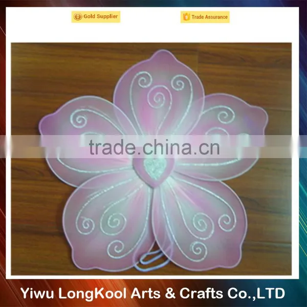 Customized Design Kids Party Butterfly Wings Wholesale Flower Fairy Wings