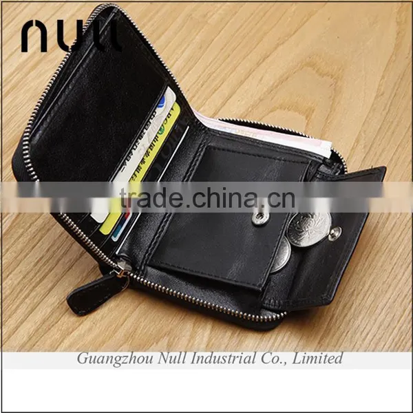 Portable High Quality Custom Leather Zipper Coin Purse photo-6