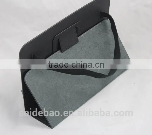 Customised Gery Leather Pad Cover /PU Leather Pad Case / Mobile Phone Bags photo-3