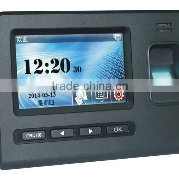 4.3 Inch Touch Screen Fingerprint Time Attendance and Access Control