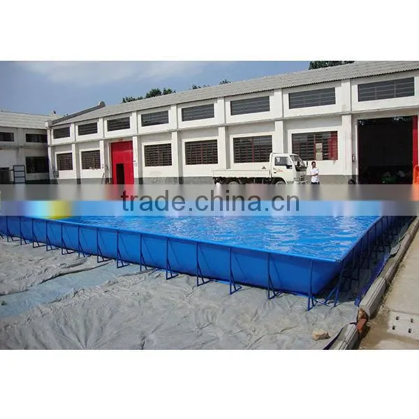 1.32M Height 0.9mm Netted PVC Tarpaulin Inflatable Swimming Pool photo-5