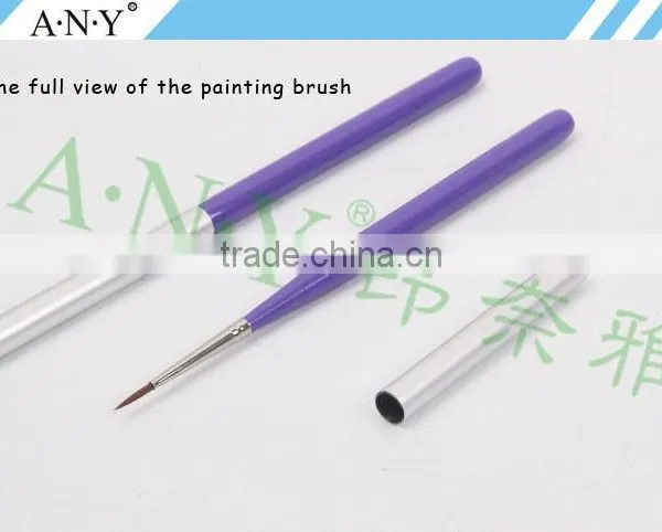 ANY Nail Art Beauty Design Wood Handle Nylon Hair Decorative Nail Brush Gel Painting photo-2