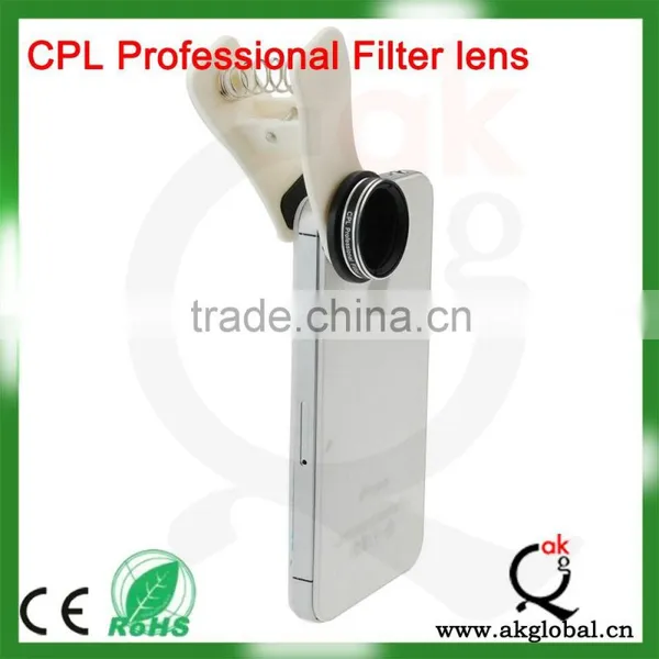 Fashion Clip Polariscope Lens Universal CPL Professional Filter HD Photo Camera for All Cellphone photo-3