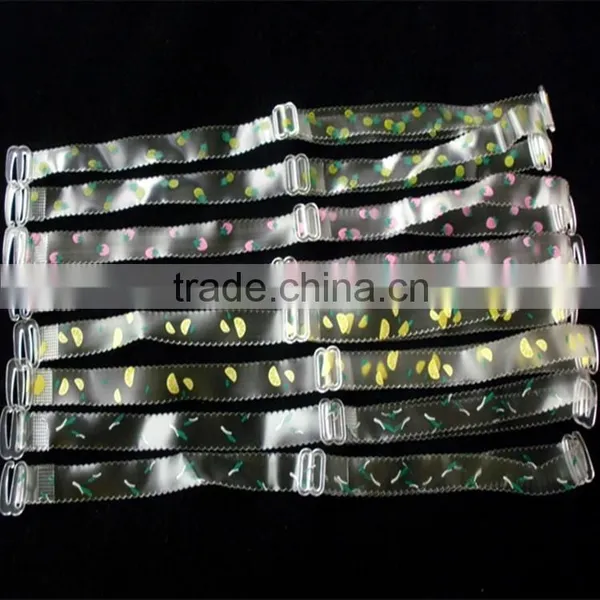 Printed TPU Bra Strap, Low Price of Invisible TPU Bra Strap