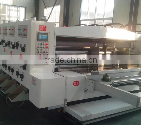 Fully Automatic Carton Box Flexo Printer Slotter and Die Cutter Machine photo-4