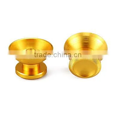 Aluminium Alloy Controller Replacement Parts For Playstation 4 Metal Gold Grip Thumb Grips Gold Chrome Grip for Sony PS4 photo-3