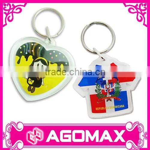 Promotion Mini Acrylic Shoe Keychain Custom Plastic Shoe Keyring photo-2
