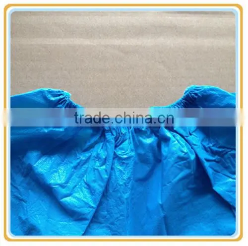 Disposable Protective Blue Non Woven Shoe Cover photo-4