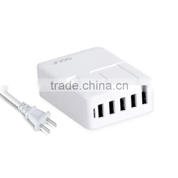 5V Micro Usb Charger, Quick Charge 2.0 Usb Power Charger Adapter, 5 Port Usb Mobile Phone Charger photo-5
