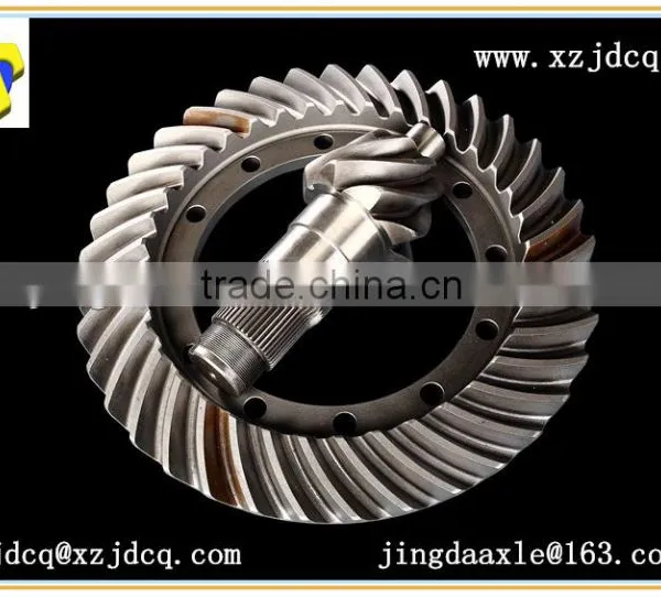 Officially Supply XCMG Spare Parts Crown Wheel and Pinion Gear Spiral Bevel Gears for Wheel Loader Road Roller Truck 8/38 9/38 Quality Choice photo-4