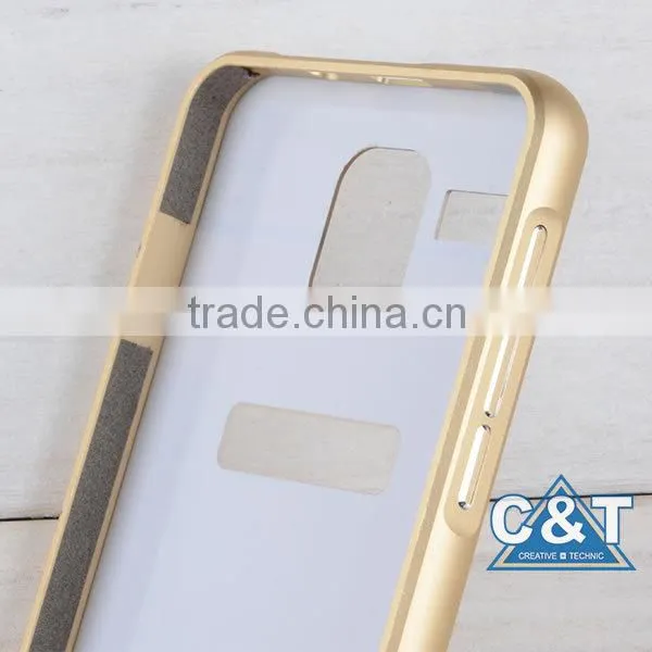 C&T Luxury Metal Frame + Acrylic PC Back Case Bumper and Back Case for Lenovo k3 Note photo-4