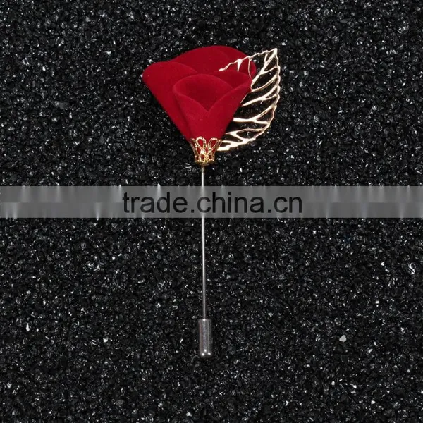 Wholesale Handmade Colorful Lapel Flower Pin/ Brooch Pin for Wedding Party Accessories photo-2